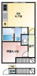 あすと五十人町Ⅱの物件間取画像